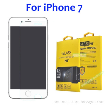 Wholesale 2.5D 9H Hardness Anti-Scratch Tempered Glass For iPhone 7 Screen Protector